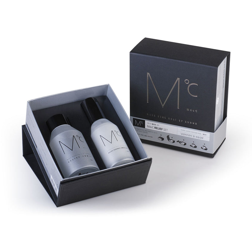 MDOC RELIEF SET(TONIC 150ML+ESSENCE EMULSION 100ML+FACE MASK 2PCS)
