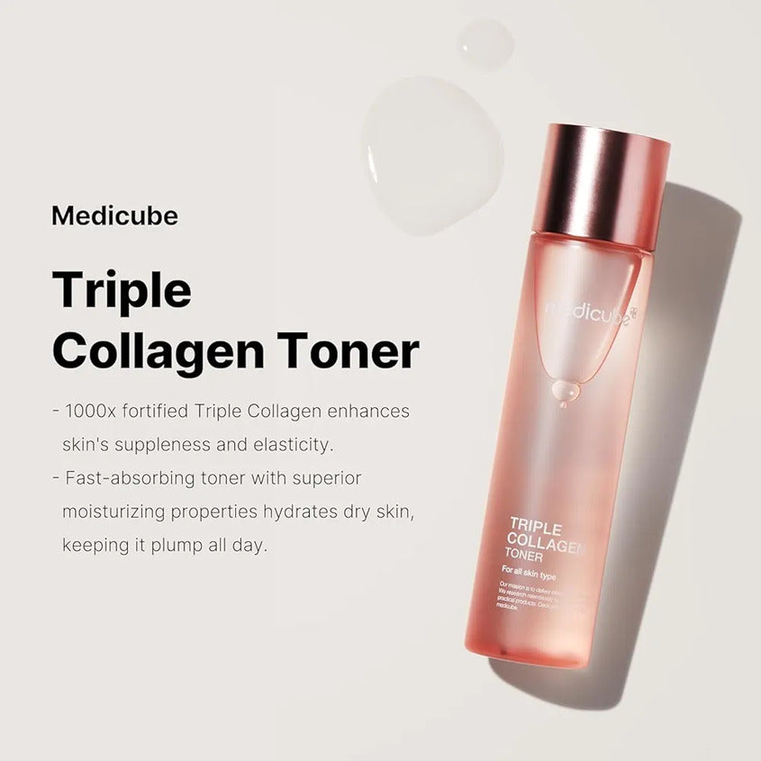 MEDICUBE Triple Collagen Toner 4.0 140G – صورة 5