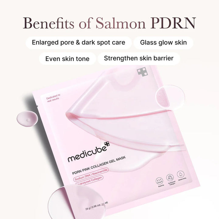 MEDICUBE PDRN PINK COLLAGEN GEL MASK 28G