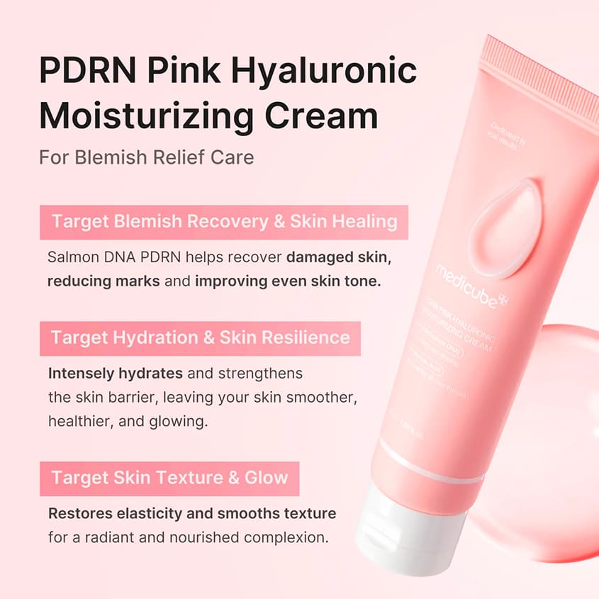 MEDICUBE PDRN PINK HYALURONIC MOISTURIZING CREAM, 50 ML – photo 7