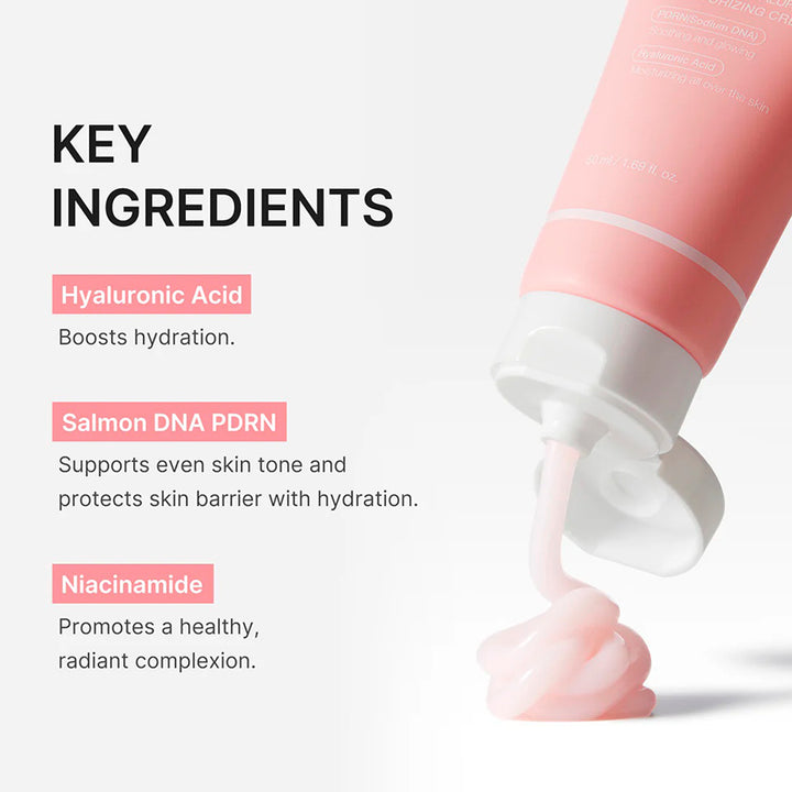 PDRN PINK HYALURONIC MOISTURIZING CREAM, 50 ML