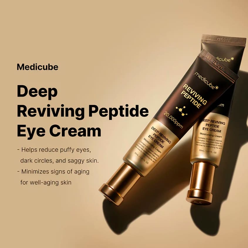 MEDICUBE DEEP LIFTING PEPTIDE EYE CREAM FOR FACE, 30 ML – توصيل مجاني