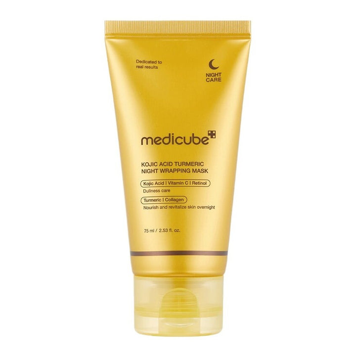 Face masks KOJIC ACID TURMERIC NIGHT WRAPPING MASK, 75 ML