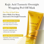MEDICUBE KOJIC ACID TURMERIC NIGHT WRAPPING MASK, 75 ML – photo 6