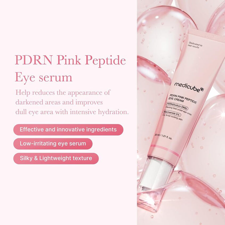 PDRN PINK PEPTIDE & NIACINAMIDE EYE CREAM, 30 ML