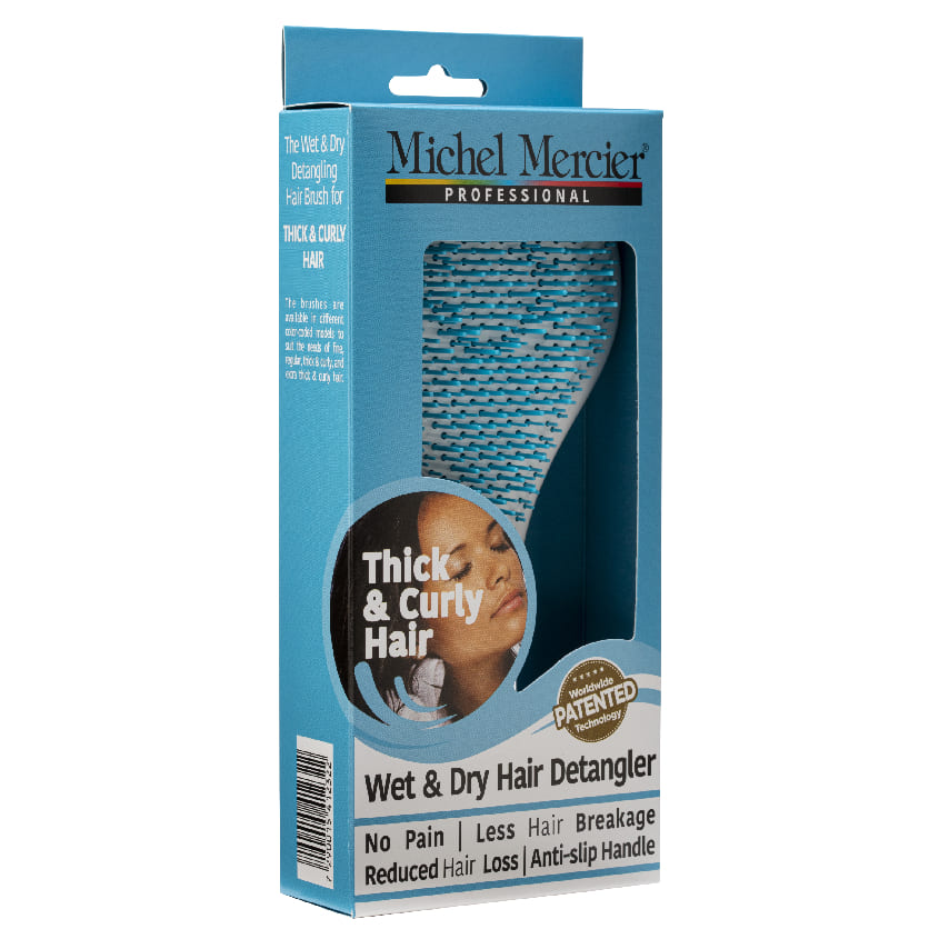 MICHEL MERCIER SPA DETANGLER BLUE THICK & CURLY HAIR – شراء أونلاين