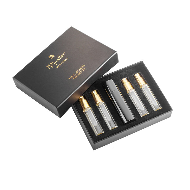 TRAVEL ATOMISER BLACK SET OF 4 X 10ML S.O.L. NECTAR
