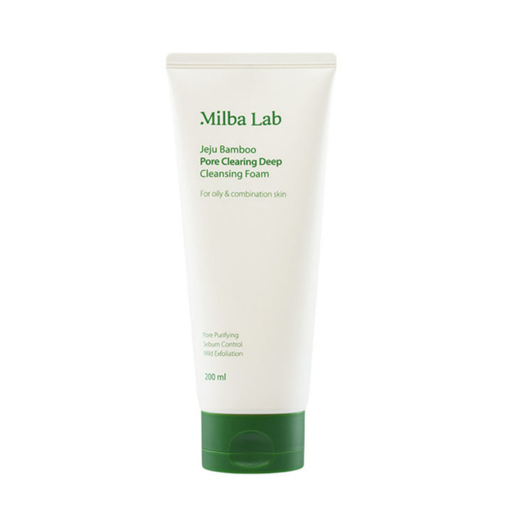 JEJU BAMBOO PORE CLEARING DEEP CLEANSING FOAM, 200 ML