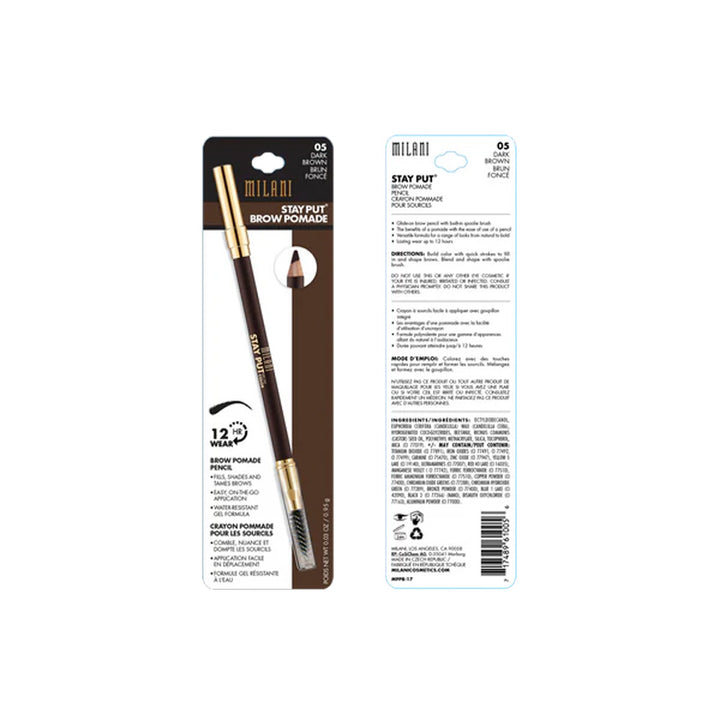 MILANI Stay Put Brow Pomade Pencil