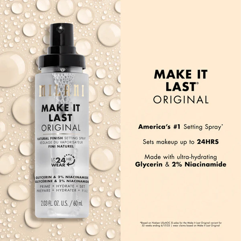 MILANI Make It Last Original - Natural Finish Setting Spray