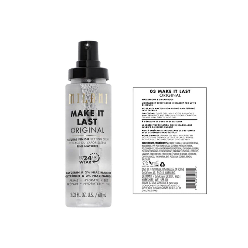 MILANI Make It Last Original - Natural Finish Setting Spray