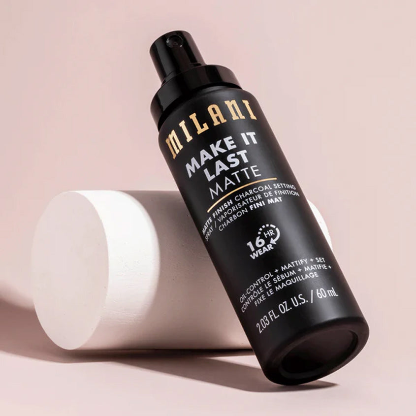 MILANI MAKE IT LAST SETTING SPRAY CHARCOAL -05 MATTE FINISH – صورة 5