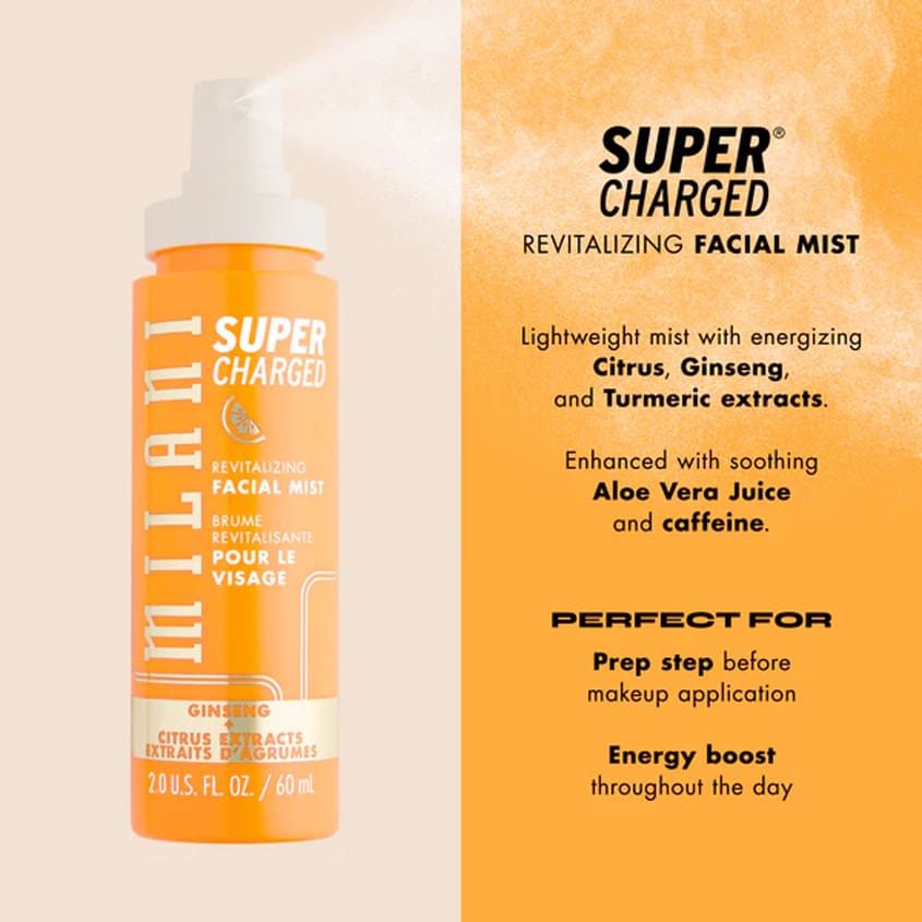 MILANI Supercharged Revitalizing Facial Mist