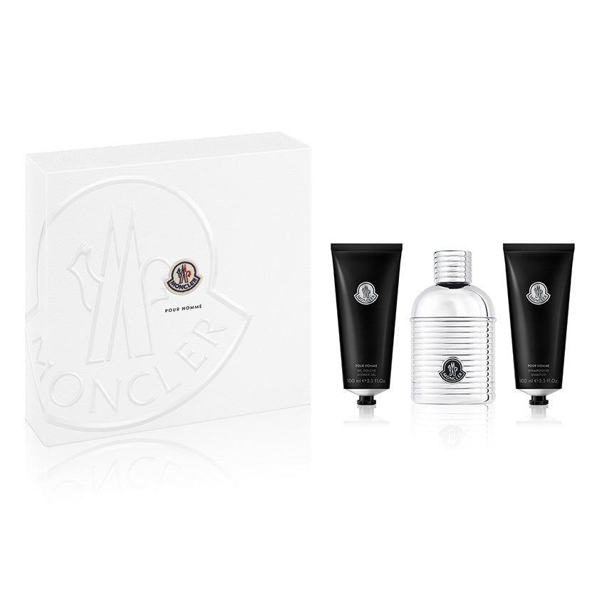 MONCLER HOMME SET (EDP 100ML+ SG 100ML + SHMP 100ML)