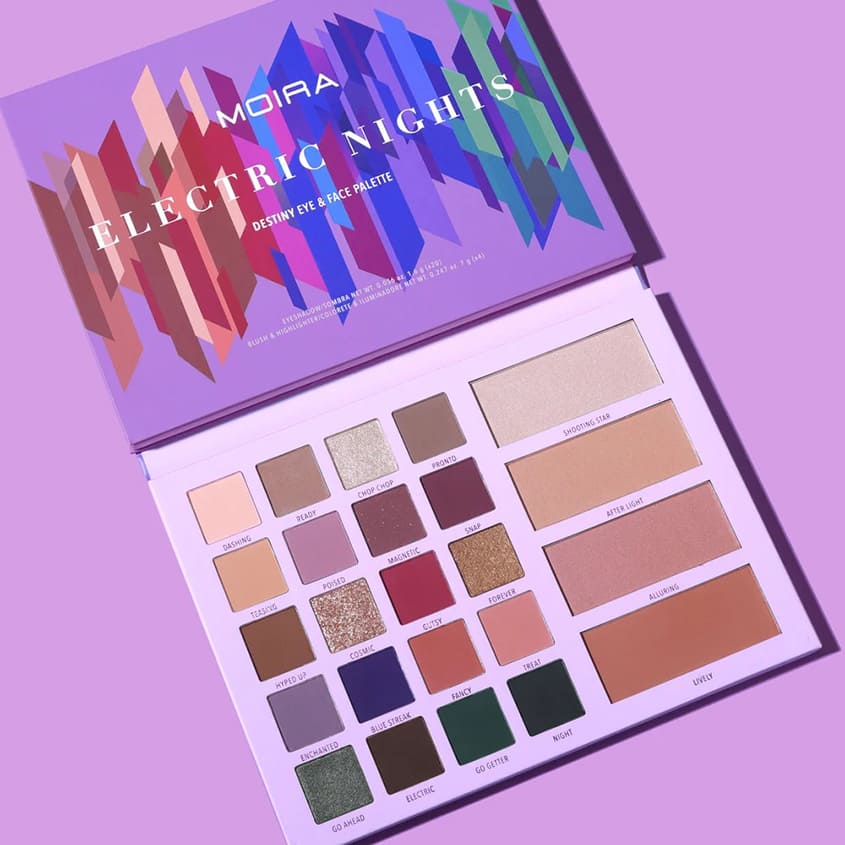 MOIRA DESTINY EYESHADOW PALETTE (005, ELECTRIC NIGHTS) – صورة 7