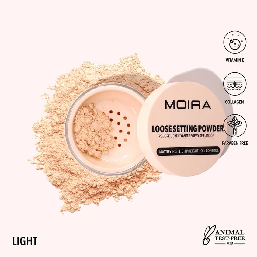 MOIRA LOOSE SETTING POWDER (006, LIGHT) – buy online