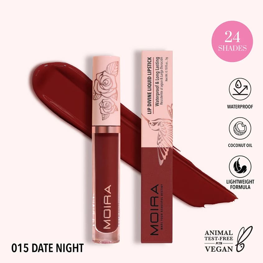 MOIRA LIP DIVINE LIQUID LIPSTICK (015, DATE NIGHT) – buy online
