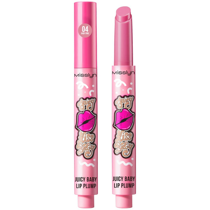 JUICY KISS BABY JUICY BABY LIP PLUMP 04 BABY PINK 2G