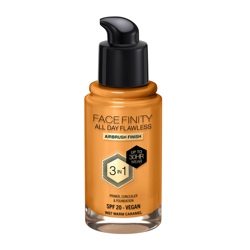 MAX FACTOR FACEFINITY FOUNDATION WARM CARAMEL W87 – buy online