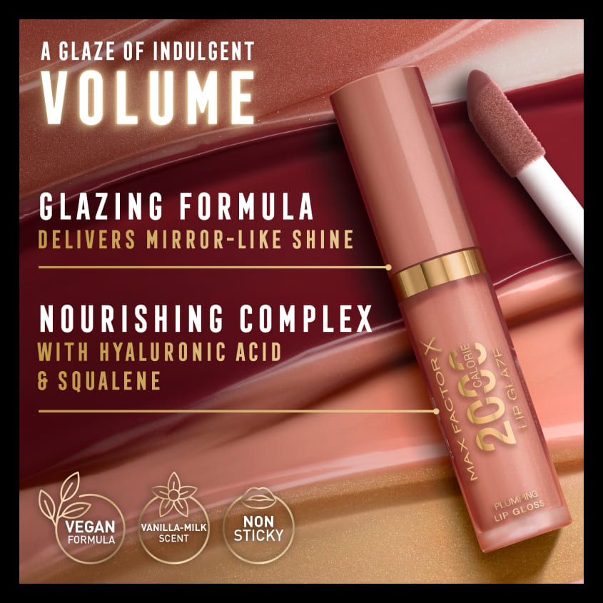 MAX FACTOR 2000 CALORIE LIP GLAZE 105 BERRY SORBET