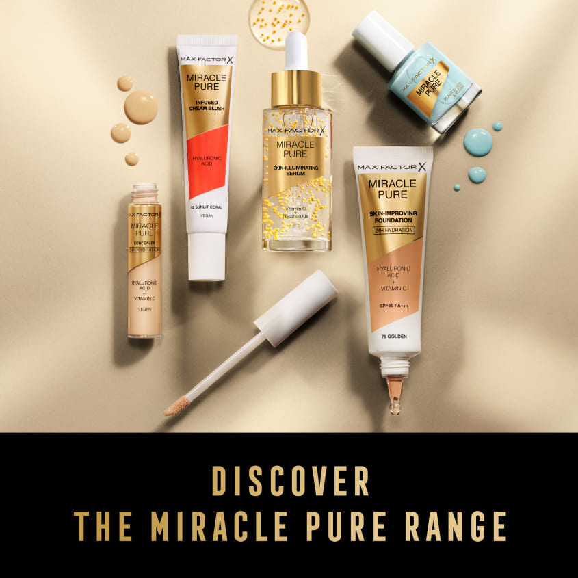 MAX FACTOR MIRACLE PURE SERUM FOUNDATION 30ML – free delivery