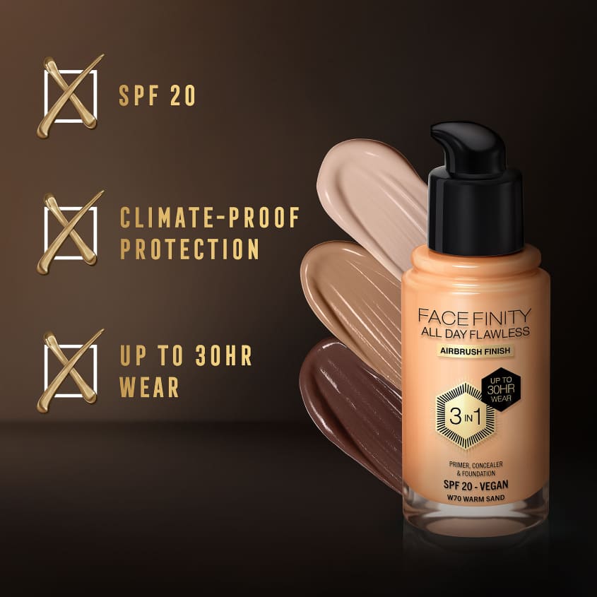 Facefinity All Day Flawless 3 in 1 Foundation