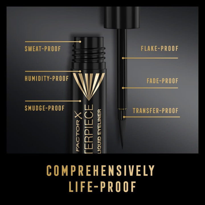 MF Long Wear Liquid Eyeliner Black