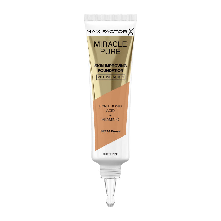 MAX FACTOR MF Miracle Pure Foundation 80 Fair – صورة 7