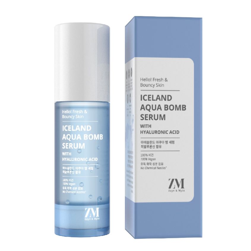 ZAYN & MYZA ICELAND AQUA BOMB SERUM 30 ML WITH HYALURONIC ACID