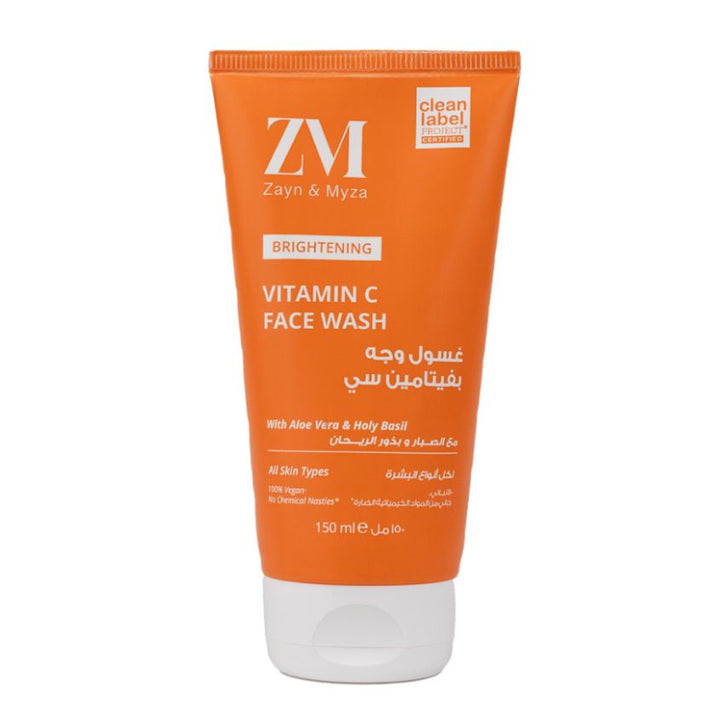 TUBE FACE WASH 150 ML VITAMIN C WITH ALOE VERA & HOLY BASIL