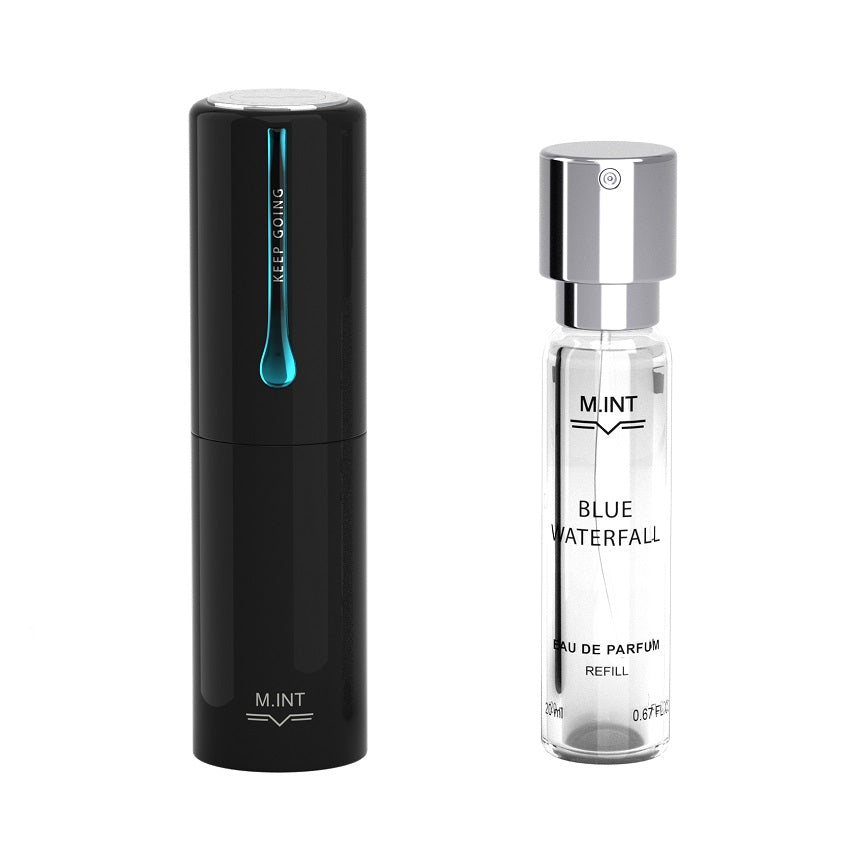 M.INT BLUE WATERFALL SET (EDP 2*20 ML+ATOMAISER) – online store