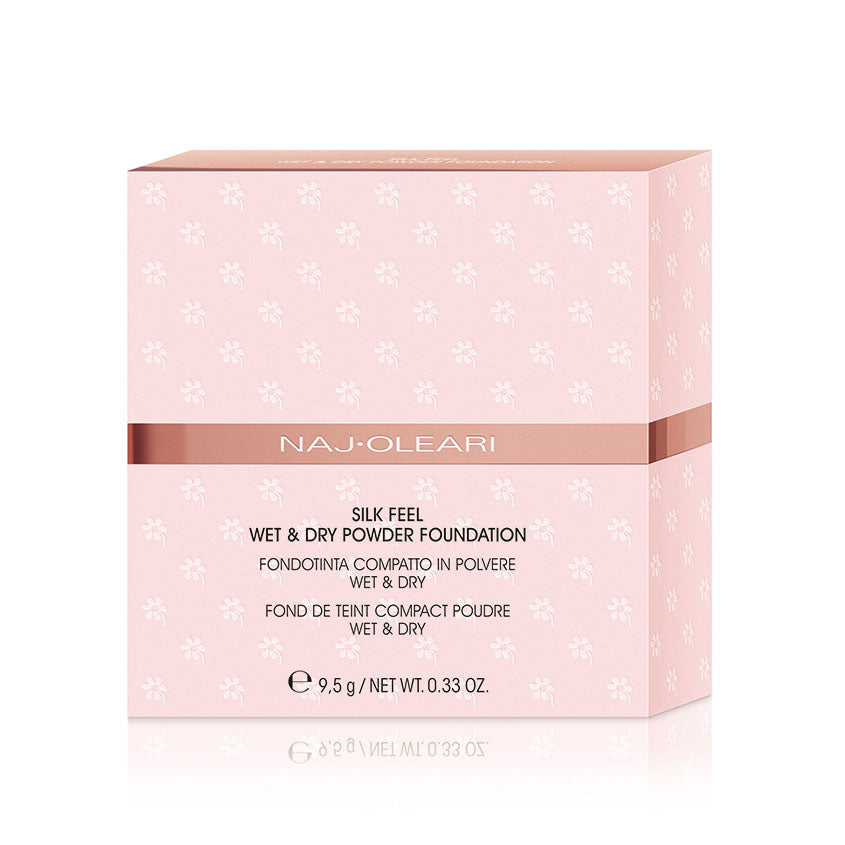 NAJ-OLEARI Silk feel w&d powder foundat. (01,Avorio)