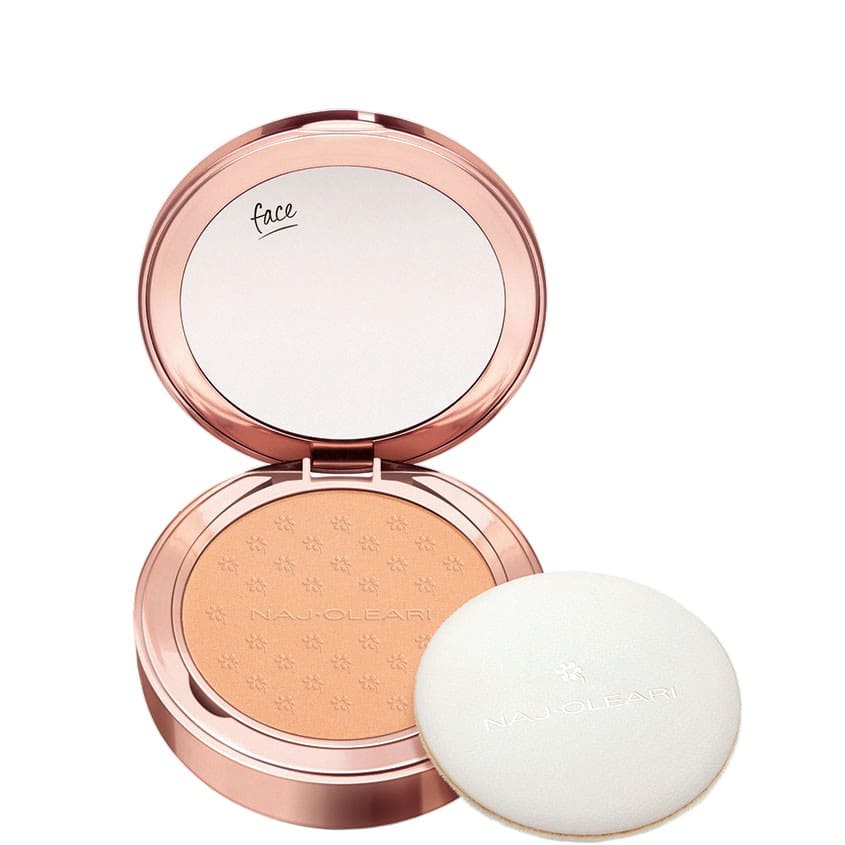 NAJ-OLEARI Skin caress pressed powder (02,Rosa pesca) – شراء أونلاين