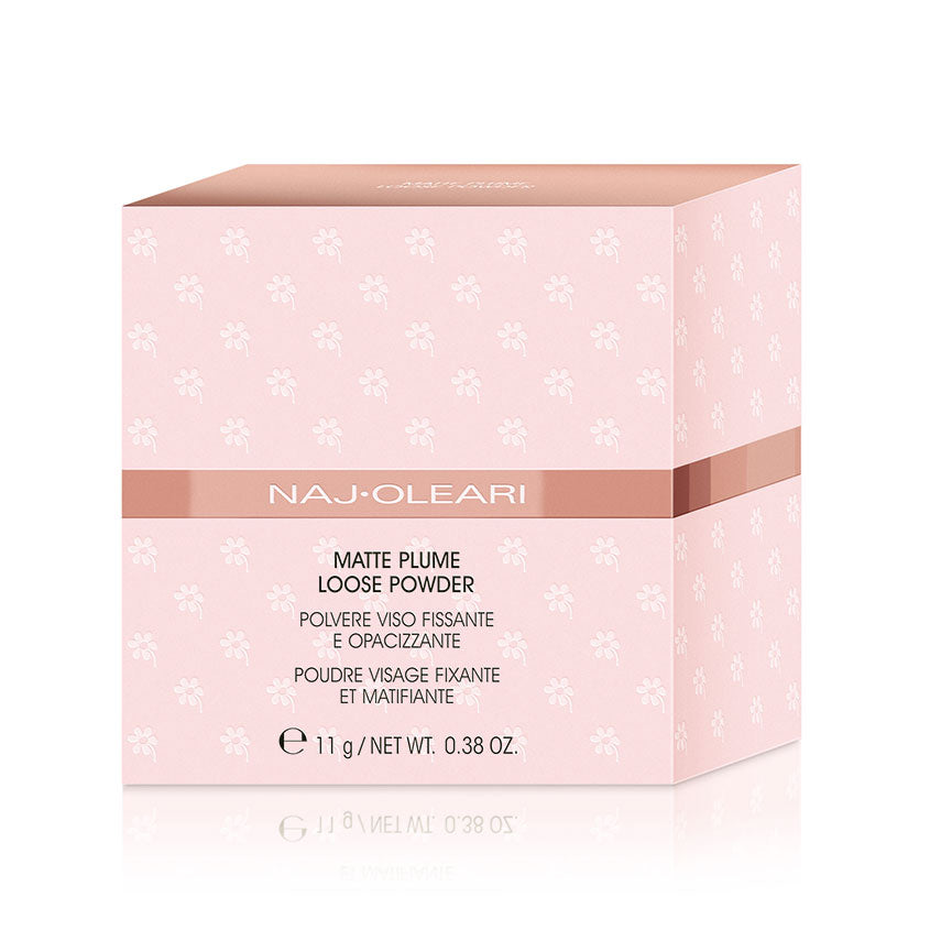NAJ-OLEARI Matte plume loose powder (01,Trasparente) – توصيل مجاني