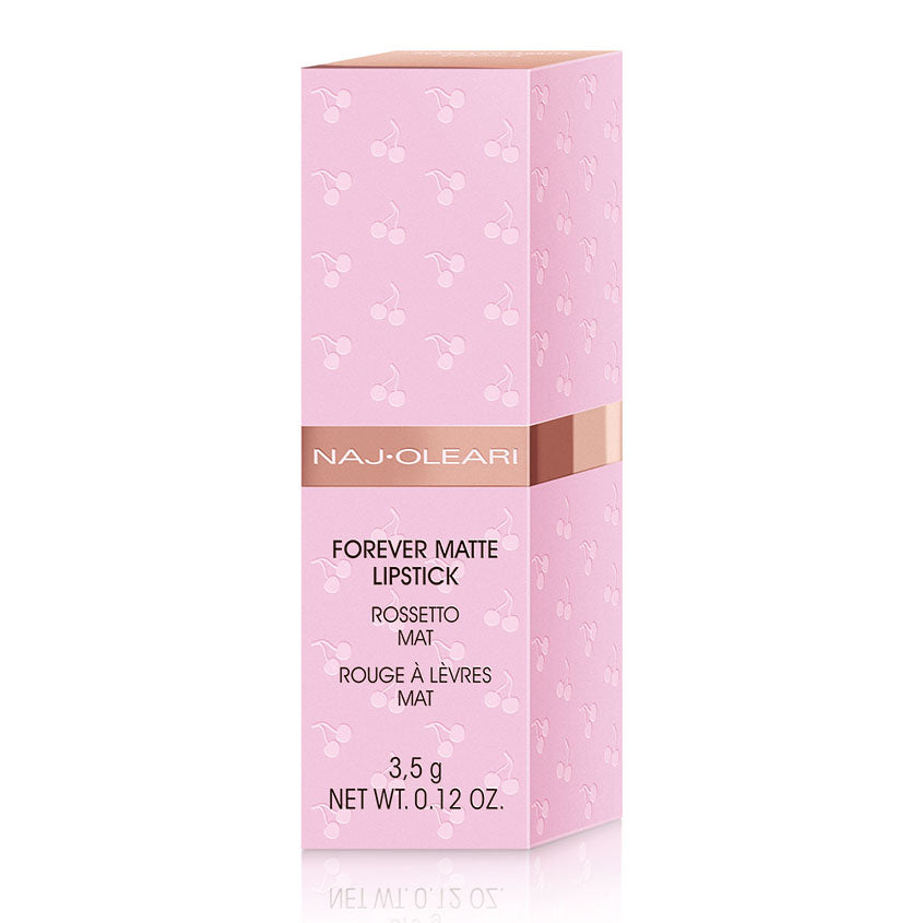 NAJ-OLEARI Forever matte lipstick (11,Rosa Cachemire) – free delivery