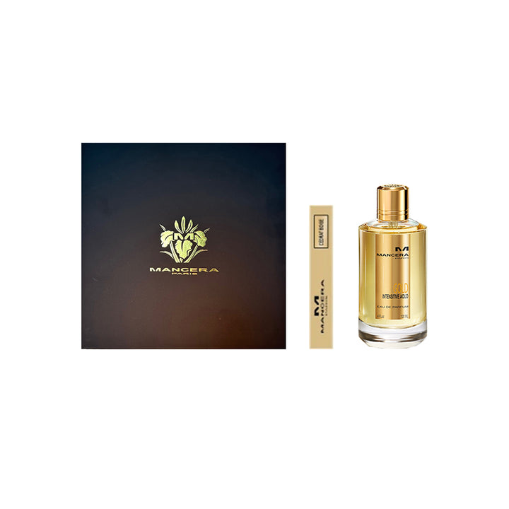 GOLD INTENSITIVE AOUD SET(EDP 120ML + TRAVEL SIZE 8ML)