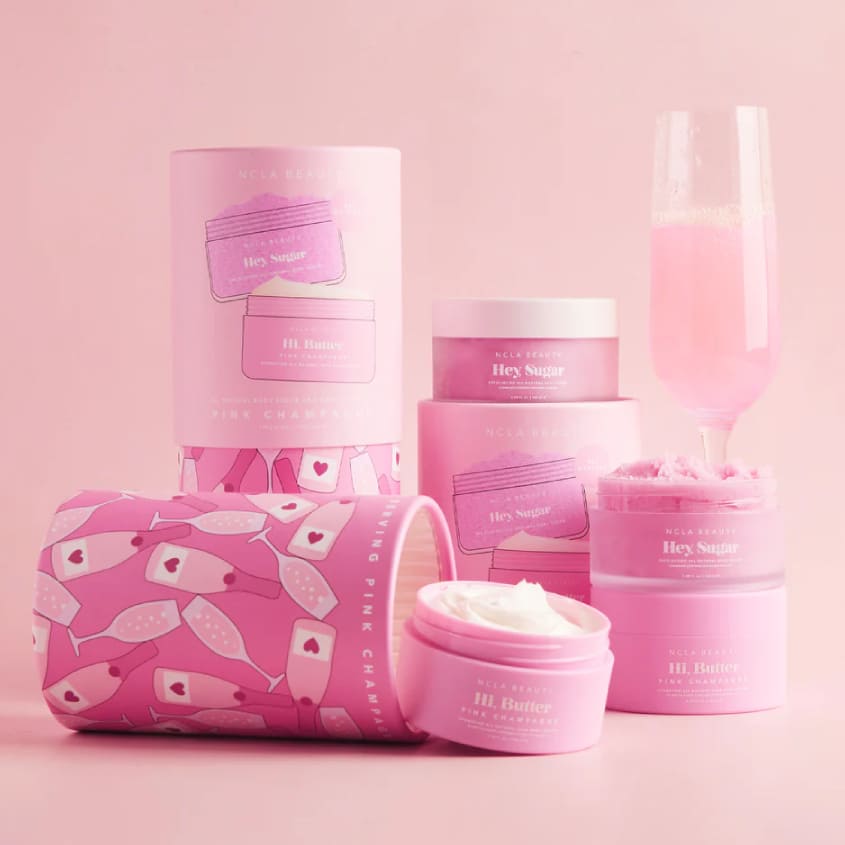 NCLA BEAUTY PINK CHAMPAGNE BODY CARE SET 2 X 100ML – متجر إلكتروني