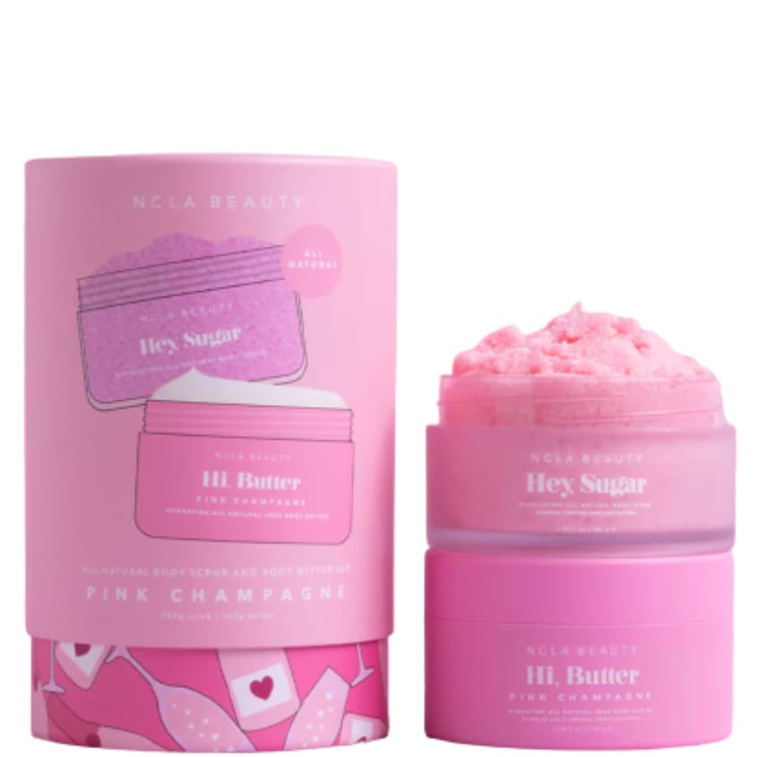 NCLA BEAUTY PINK CHAMPAGNE BODY CARE SET 2 X 100ML – صورة 5