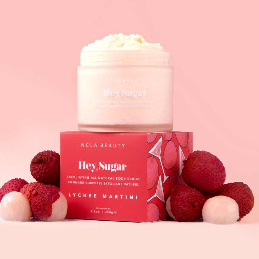 NCLA BEAUTY HEY SUGAR LYCHEE MARTINI BODY SCRUB 250G – buy online