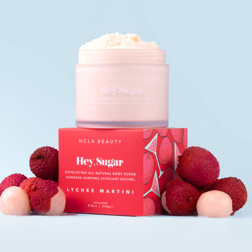 NCLA BEAUTY HEY SUGAR LYCHEE MARTINI BODY SCRUB 250G – online store