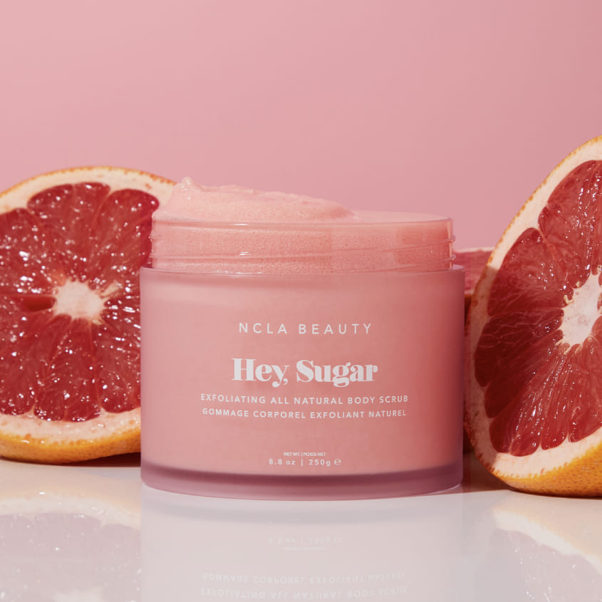 NCLA BEAUTY HEY SUGAR PINK GRAPEFRUIT BODY SCRUB 250G – صورة 6