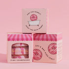 Pink Champagne Bath Treats Bath Bomb Trio