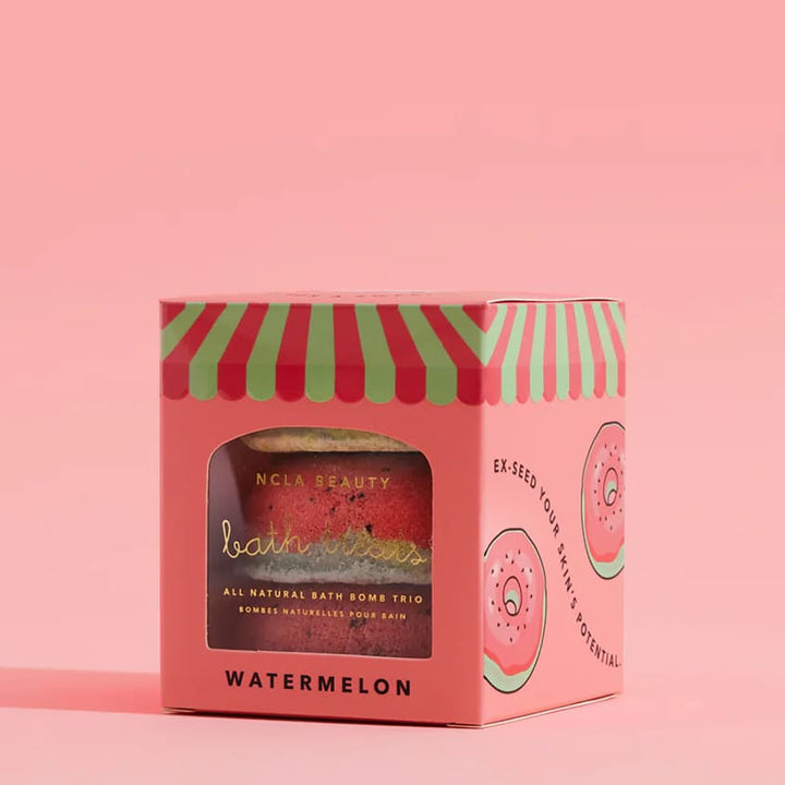 Watermelon Bath Treats Bath Bomb Trio
