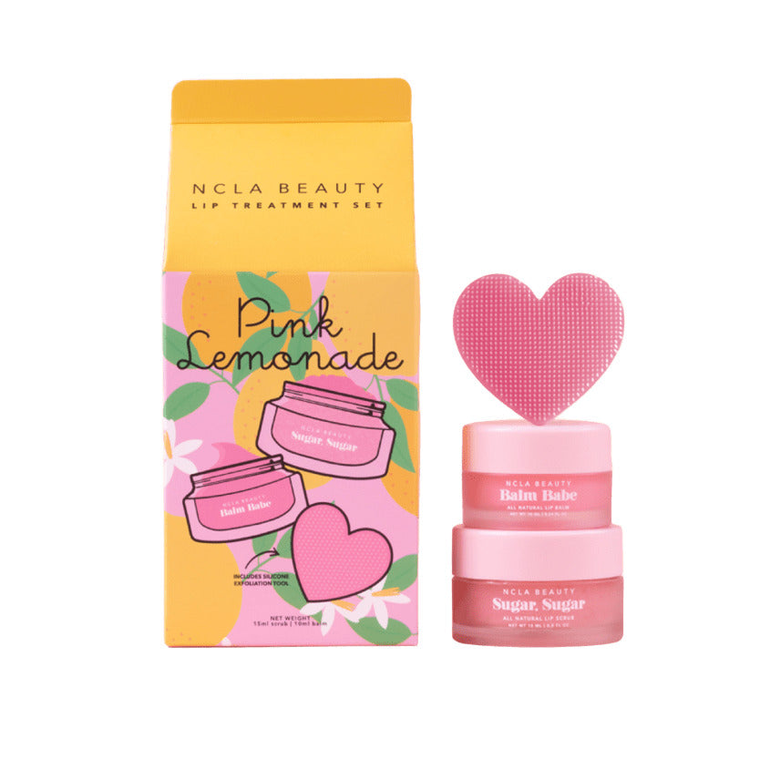 NCLA BEAUTY PINK LEMONADE LIP CARE SET + LIP SCRUBBER – شراء أونلاين