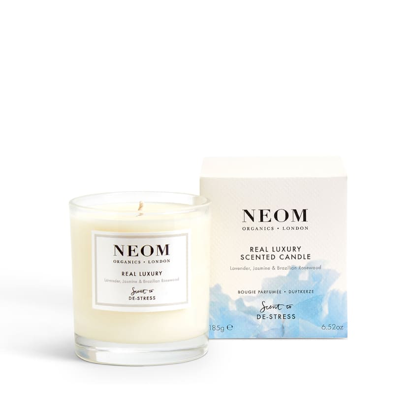 Scented Candle 1 Wick Real Luxury Scent To De-Stress