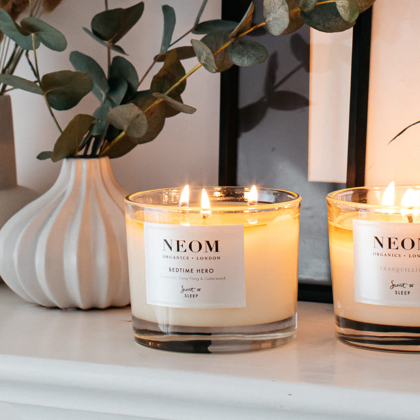 Scented Candle 3 Wicks Bedtime Hero Sleep Scent To Sleep