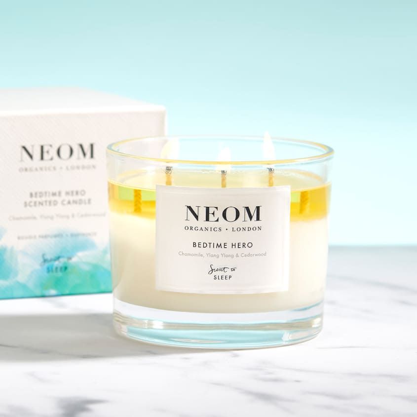 Scented Candle 3 Wicks Bedtime Hero Sleep Scent To Sleep