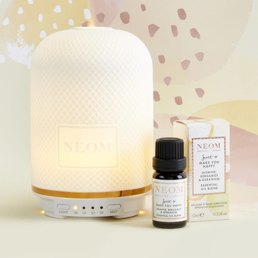 Jasmine, Bergamot & Geranium Essential Oil Blend Scent To Make You Happy