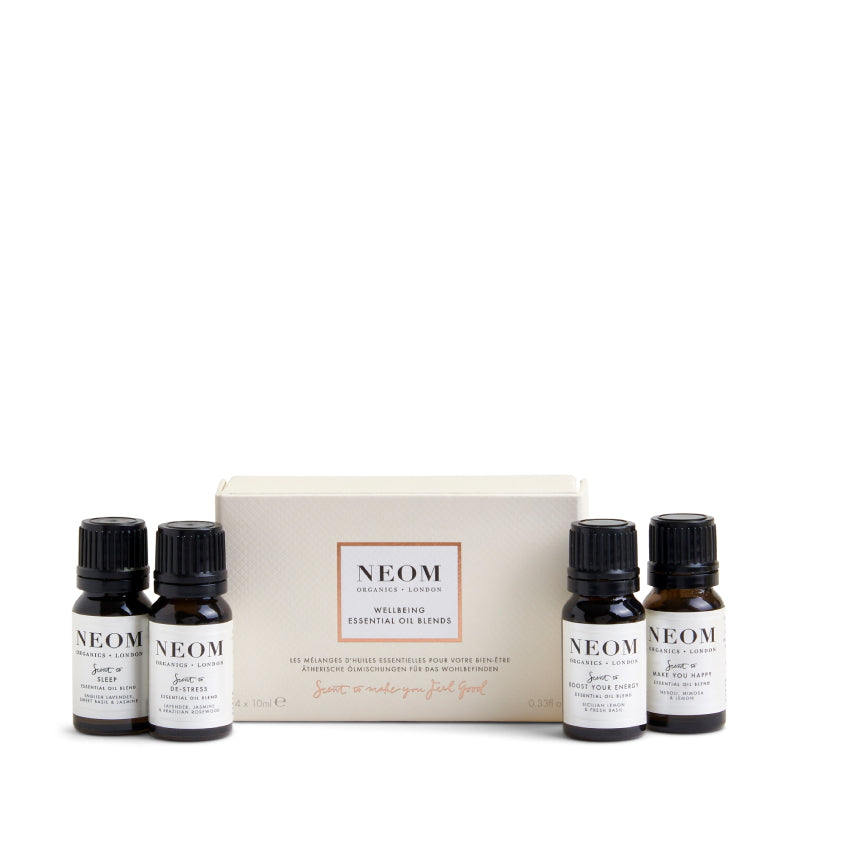 NEOM ORGANICS ESSENTIAL OIL BLENDS WELLBEING 4*10 ML