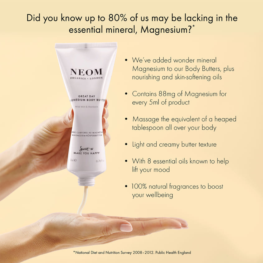 NEOM ORGANICS MAGNESIUM BODY BUTTER GREAT DAY 200ML – free delivery
